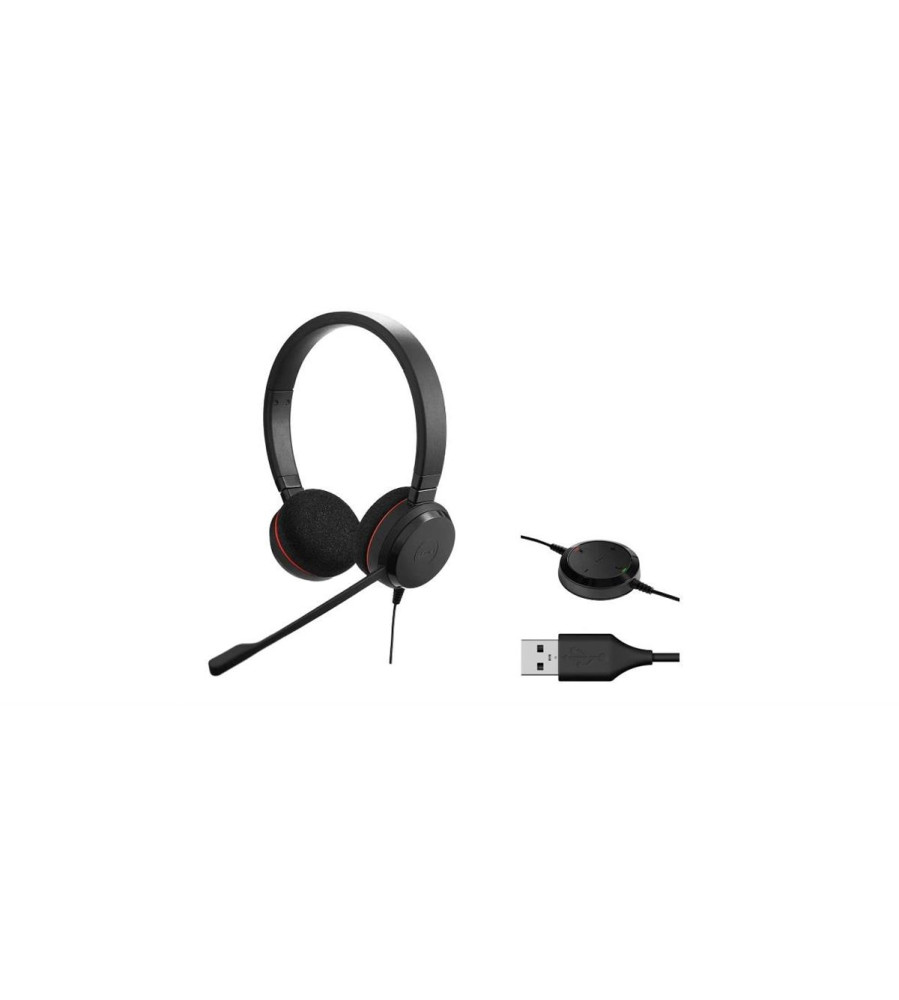 Jabra Evolve 20 Duo USB NC MS Kablolu Kulak Üstü Kulaklık